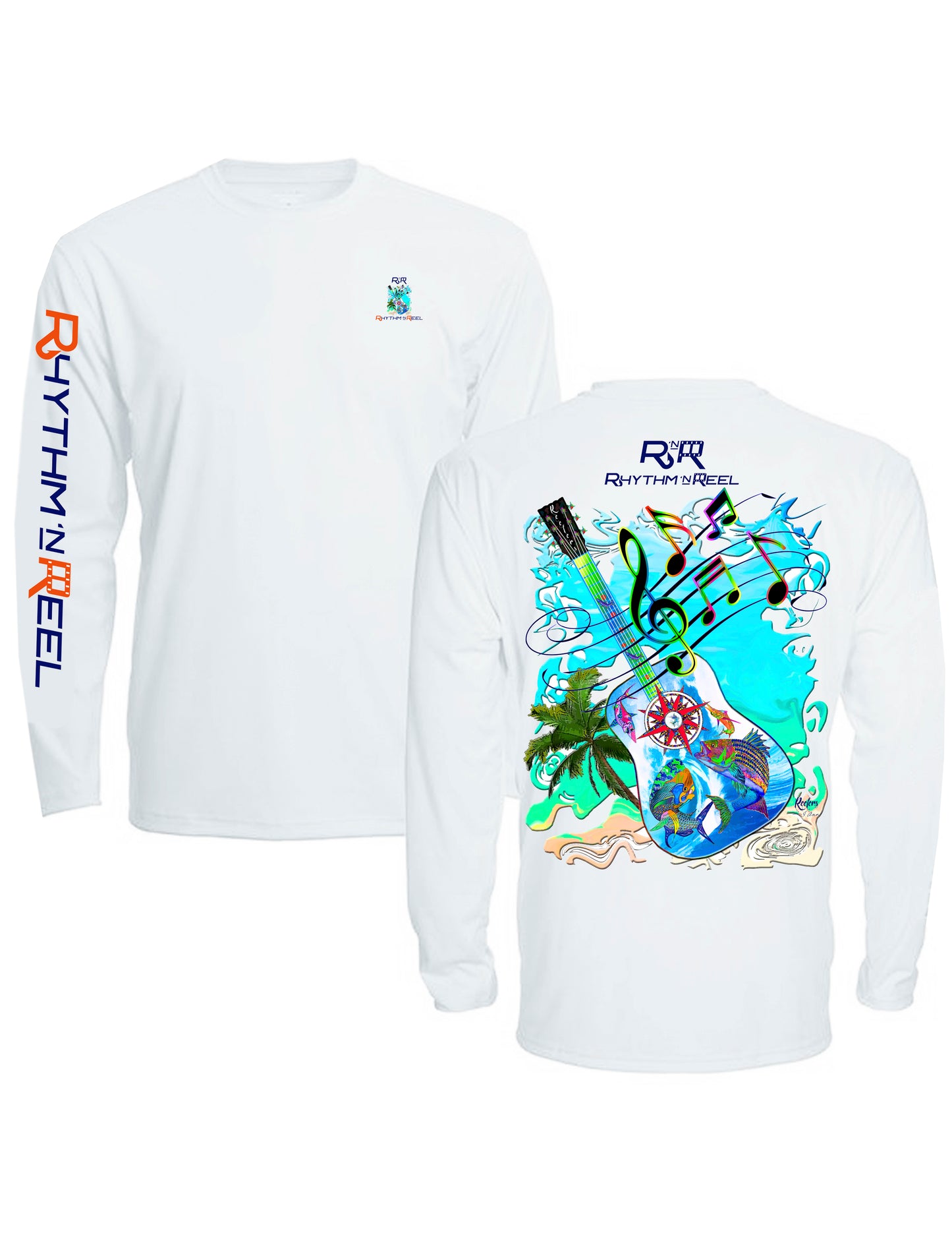 Island Music | Men's Moisture-Wicking Long Sleeve Sport Shirt