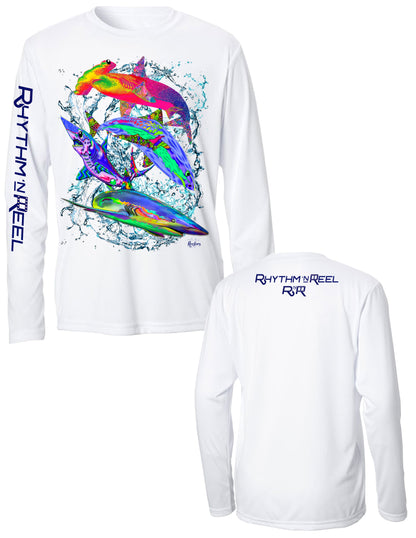 The Shark Kings | Boys Long Sleeve Beach Shirt